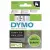 Dymo taĹ›ma do drukarek etykiet, D1 43610 | 6mm x 7m | czarny / przezroczysty